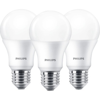 Philips LED žárovka E27 8W 2700K 230V A60 SET3ks P775490