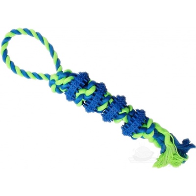 Uniq Pets dentální disky s vůní máty na laně se smyčkou 38 cm