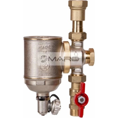 Giacomini Odkalovač odstředivý s magnetem R146 C 3/4" s kulovým kohoutem R254P a teleskopickým šroubením R176P R146CKX004