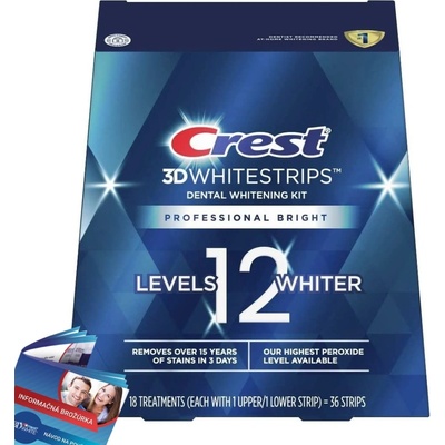 Procter & Gamble Bieliace pásiky Crest 3D Whitestrips PROFESSIONAL EXPRESS WHITE 36 ks