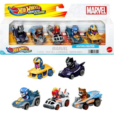 Mattel Hot Wheels Marvel 5ks