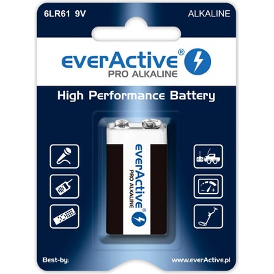 everActive Pro 6LR61/6LF22 9V 550 mAh 1ks EV6LR61-PRO