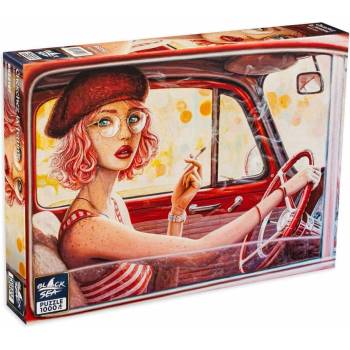 Image 1 of Black Sea Пъзел Black Sea Розово момиче, Адриан Борда, 1000 части