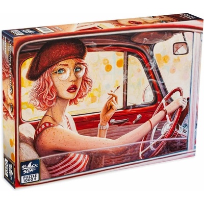 Black Sea Пъзел Black Sea Розово момиче, Адриан Борда, 1000 части