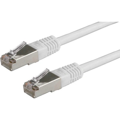 Roline 21.15.0301 patch, utp, cat5e, stp/ftp, 1m, sivý