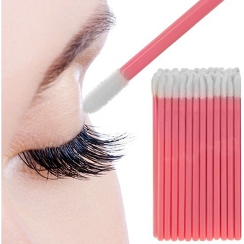 Soulima 18280 Velurové aplikátory na řasy obočí a rty 50 ks