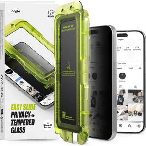 Ringke EASY SLIDE 2-PACK защитено стъкло с поверителност за iPhone 17 Pro Max (8800328810716)