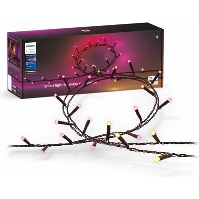 Philips Hue Festavia svetelná reťaz 40M čierna