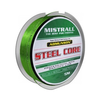 Mistrall Admuson Steel Core šňůra 5m 0,12mm 15,6kg