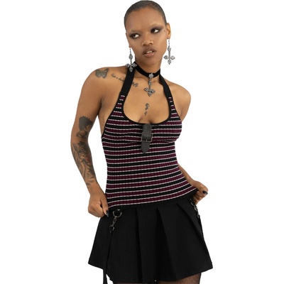 KILLSTAR дамски потник KILLSTAR - Banished - черен/червен - KSRA011187