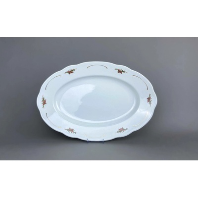 Moritz Zdekauer mísa oválná Betty vánoční porcelán 36 x 24 cm