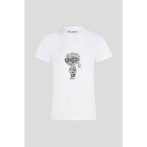 Karl Lagerfeld Памучна тениска IKON (A3W17076)