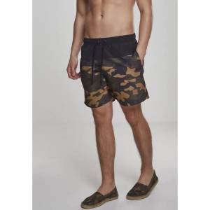 Urban Classics Бански гащета Urban classics Basic swimming shorts - Black (noir / militaire)