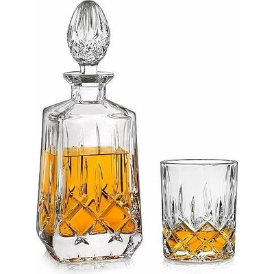 Crystal Bohemia Sheffield whisky set 1 + 6