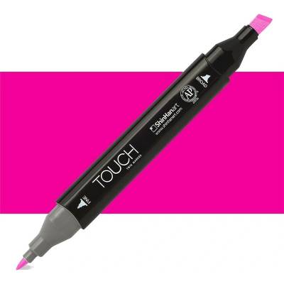 Lihová fixa TOUCH oboustranná Fine & Chisel, Fluorescent rose (F125)