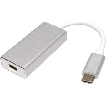 Roline Адаптер Roline 12.03. 3225, от USB Type-C(м) към DisplayPort(ж), бял (12.03.3225)