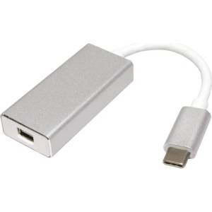 Roline Адаптер Roline 12.03. 3225, от USB Type-C(м) към DisplayPort(ж), бял (12.03.3225)