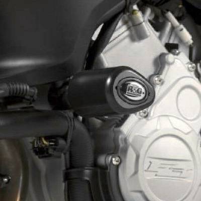 R&G CP0327BL Aero padací chrániče MV Agusta 675/800 Brutale černé