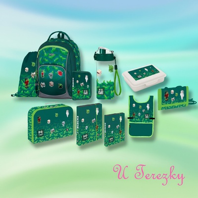 Oxybag 10ks OXY Sherpy Playworld ve stylu Minecraft sada batoh penál a doplňky 0-24826/010