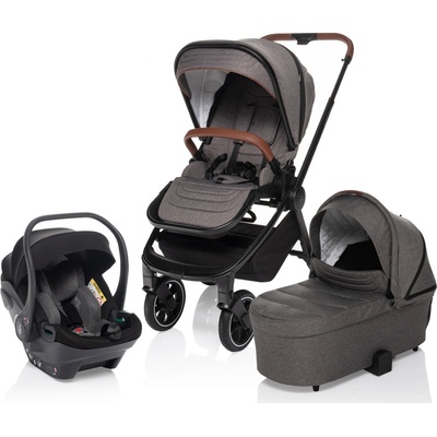 ZOPA Set Move Cross + korba XL + autosedačka 2024 Iron Grey/Black