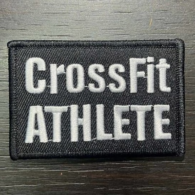 Workout nášivka CrossFit ATHLETE se suchým zipem