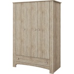 Bogdan Furniture I Гардероб Мебели Богдан модел 260 / 1016, трикрилен, с чекмедже, сонома