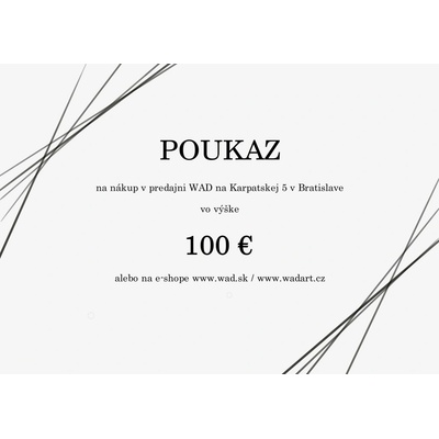 WAD Darčekový poukaz 100€