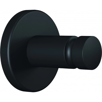 tesa® Moon Černý háček na ručník Barva: černá, Rozměr: 37mm x 37mm x 36mm