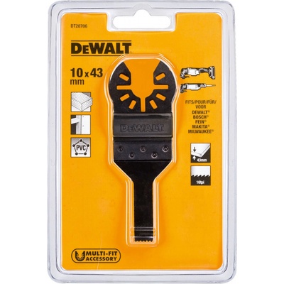 DeWalt DT20706 Pilový list na detaily, 10 x 43 mm, pro DWE315KT a další