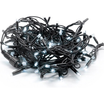 ACA Lighting LED vianočné svetelná reťaz 1,5x10m studená biela IP44 100 LED