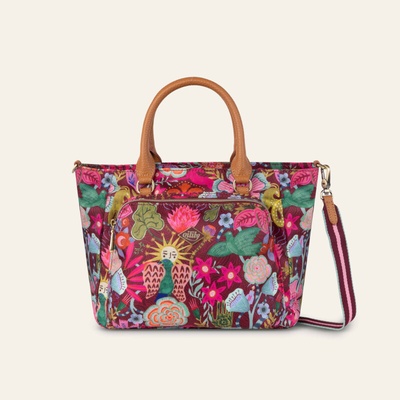 Oilily Schokland Treasures Holland Handbag 29 cm Cabernet