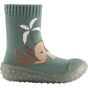 Sterntaler Детски пантофи Sterntaler Kids' Adventure Socks Water shoes - Steingrün / Elefant - размер 25/26 (EU) (702-4973-0514)