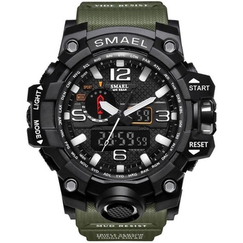 SMAEL Спортен мъжки часовник smael though, Камуфлаж (smael-1545-military)