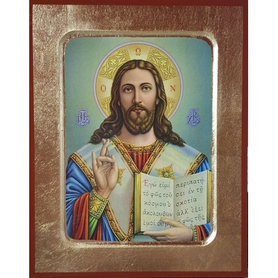Řecká ikona – Ježíš Kristus, Světlo světa (Pantokrator)