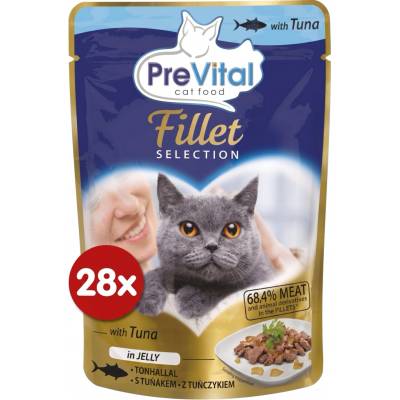 Prevital s tuňákem v želé 28x85 g