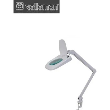 Velleman Настолна лампа с лупа, 5 диоптъра, 10 W, 60 LED / Velleman VTLLAMP1WN / (VEL VTLLAMP1WN)