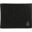 Volcom peňaženka Slim Stone PU Black