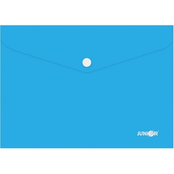 Junior Папка джоб с копче Junior A5 Intens Син (1303418-06-4671B)