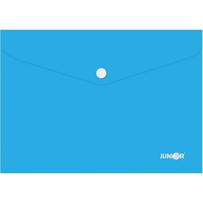 Junior Папка джоб с копче Junior A5 Intens Син (1303418-06-4671B)
