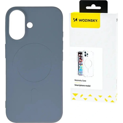 Wozinsky Силиконов калъф Wozinsky MagSafe Съвместим за Samsung Galaxy S24 FE - Сив (5907769371240)