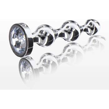 Image 1 of ToyJoy Diamond Star Beads Large Silver