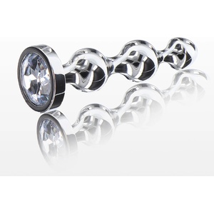 ToyJoy Diamond Star Beads Large Silver