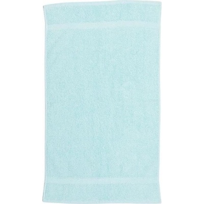 Towel City luxusní froté ručník na ruce s jemným dlouhým vlasem 550 g/m zelená mátová 50 x 90 cm
