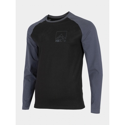 4F H4Z22-TSML011 pánske triko deep black