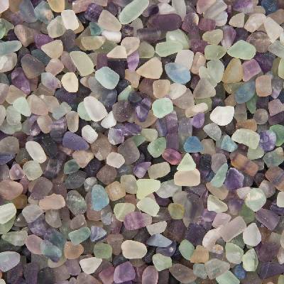 Tromlovaný minerál fluorit 8-12mm 100g - 1 balenie