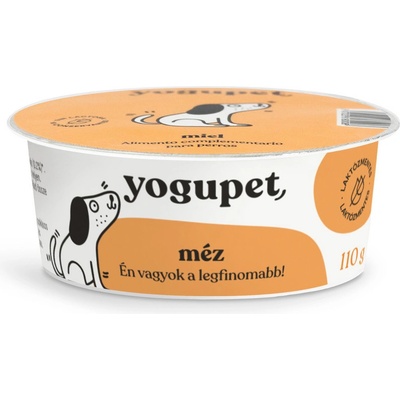 Yogupet Bezlaktózový jogurt pre psy So španielskym medom 110 g