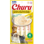 Inaba Foods Cat Churu пюре - пиле и кашкавал 4 x 14 г