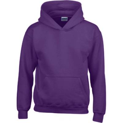 Gildan Detská mikina s kapucňou G18500K Purple