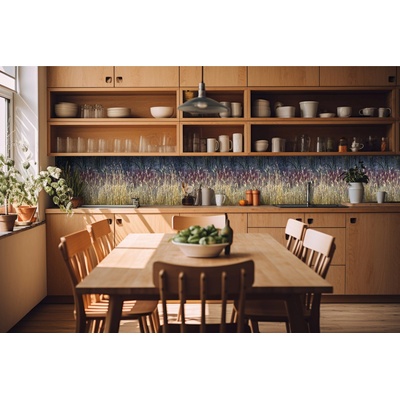 DIMEX ART Фототапет за кухня - зимна тръстика 420 x 60 см