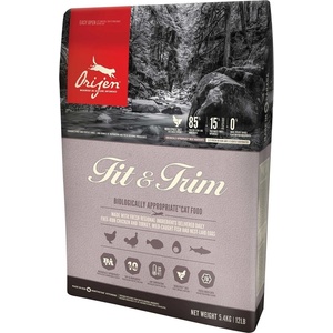 ORIJEN Orijen Fit & Trim Суха храна за котки, за възрастни, с пилешко, пуешко, 5.4 kg